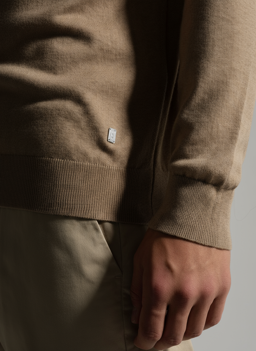 Maglia in cotone e seta