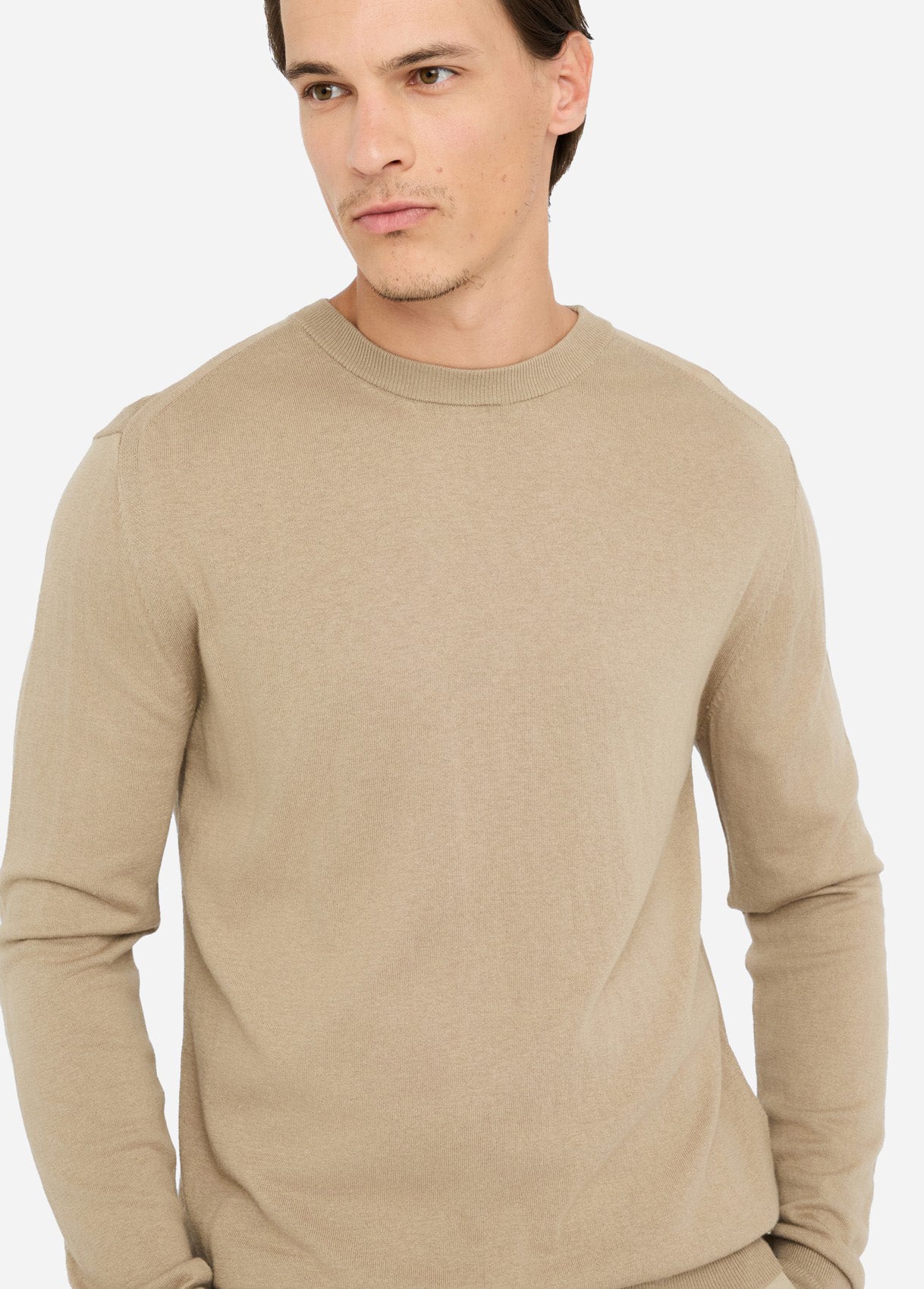 Maglia in cotone e seta