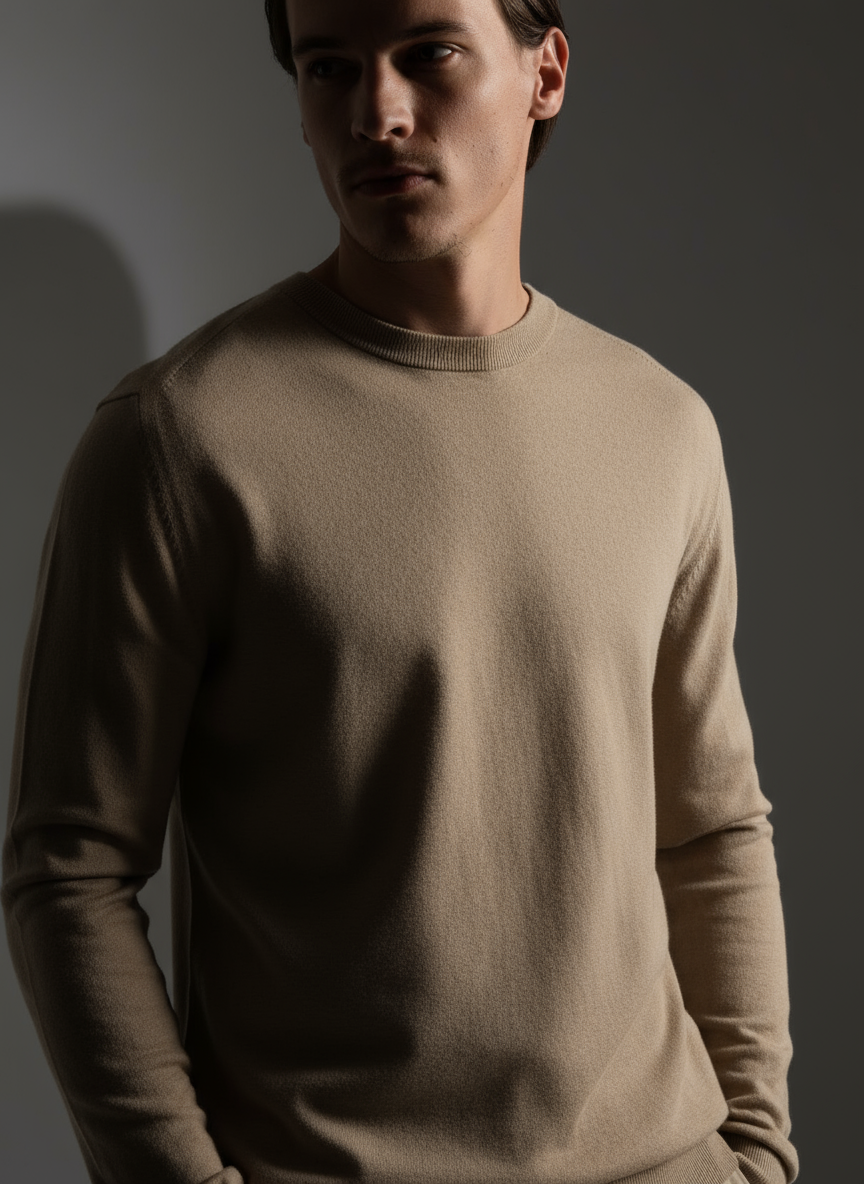 Maglia in cotone e seta