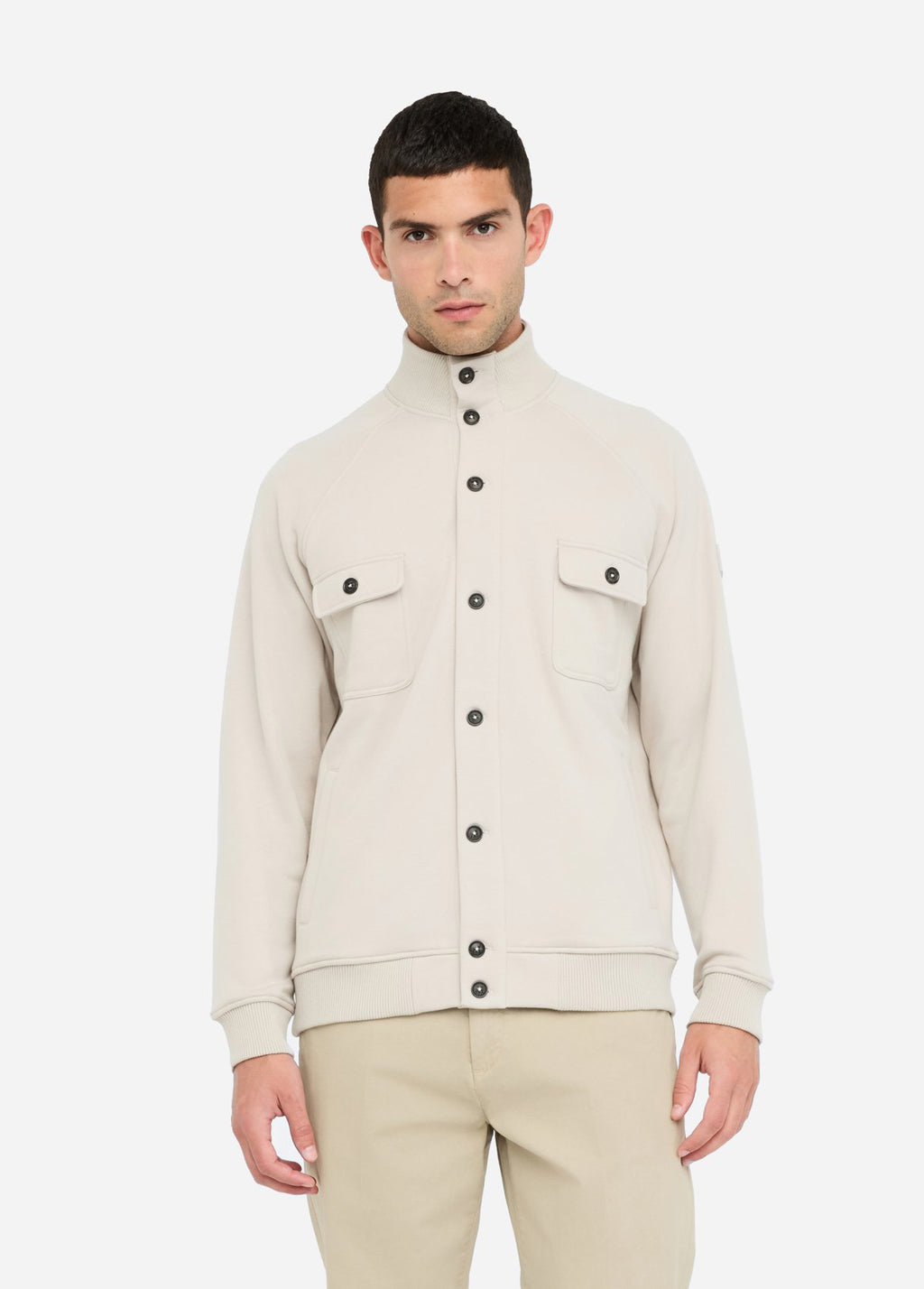 Cardigan in felpa di cotone