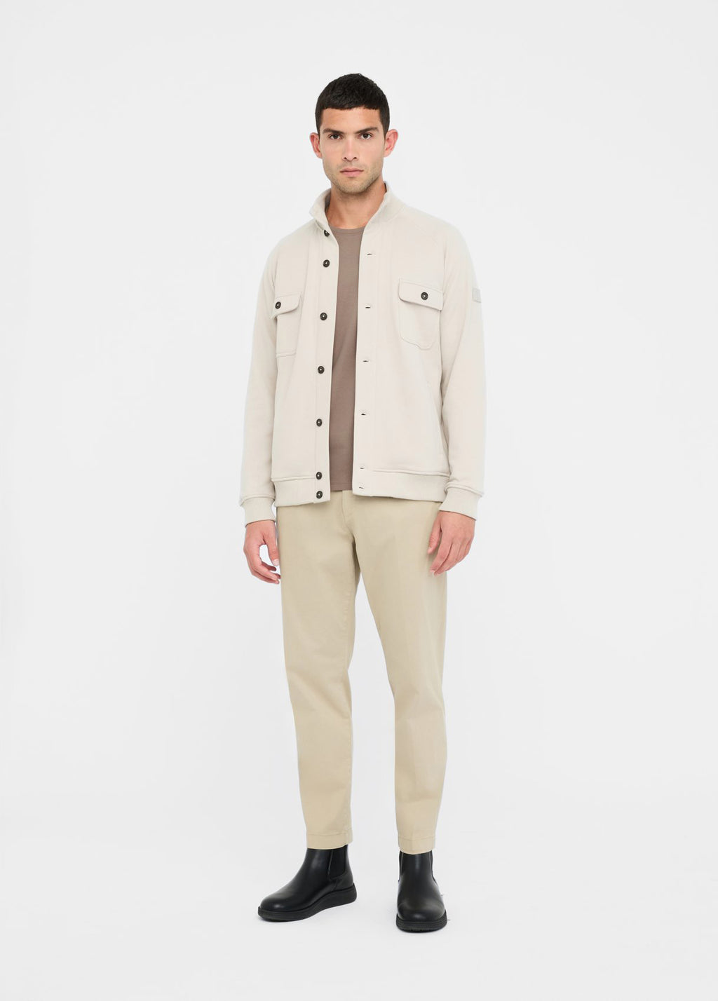 Cardigan in felpa di cotone