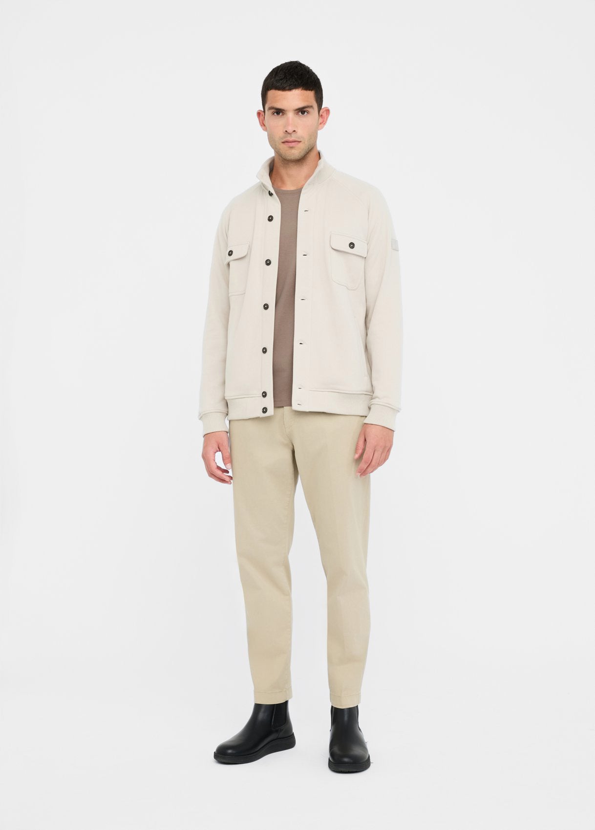 Cardigan in felpa di cotone