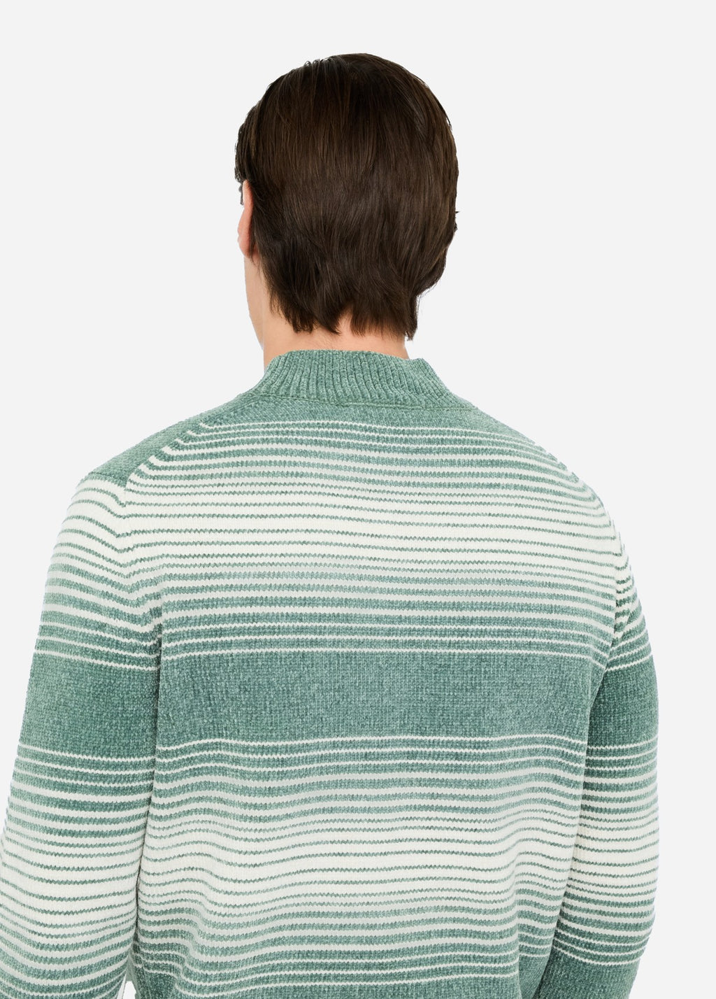 Maglia in ciniglia a righe