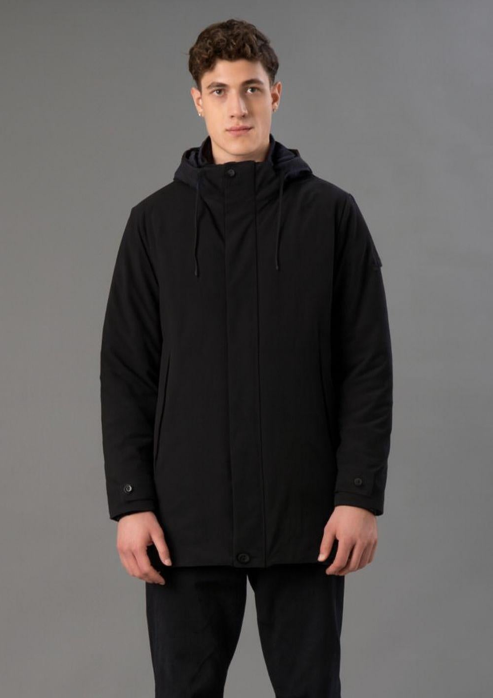 Rihunik Giacca Invernale Uomo Hugh Nero