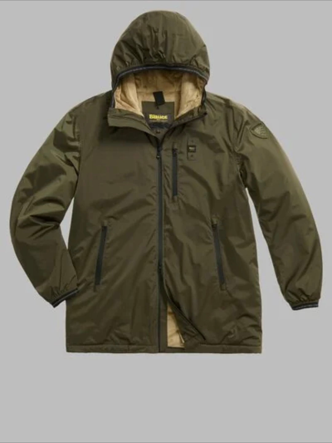 GIUBBETTO NASTRATO CON PELLICCIA ECO JARVIS verde