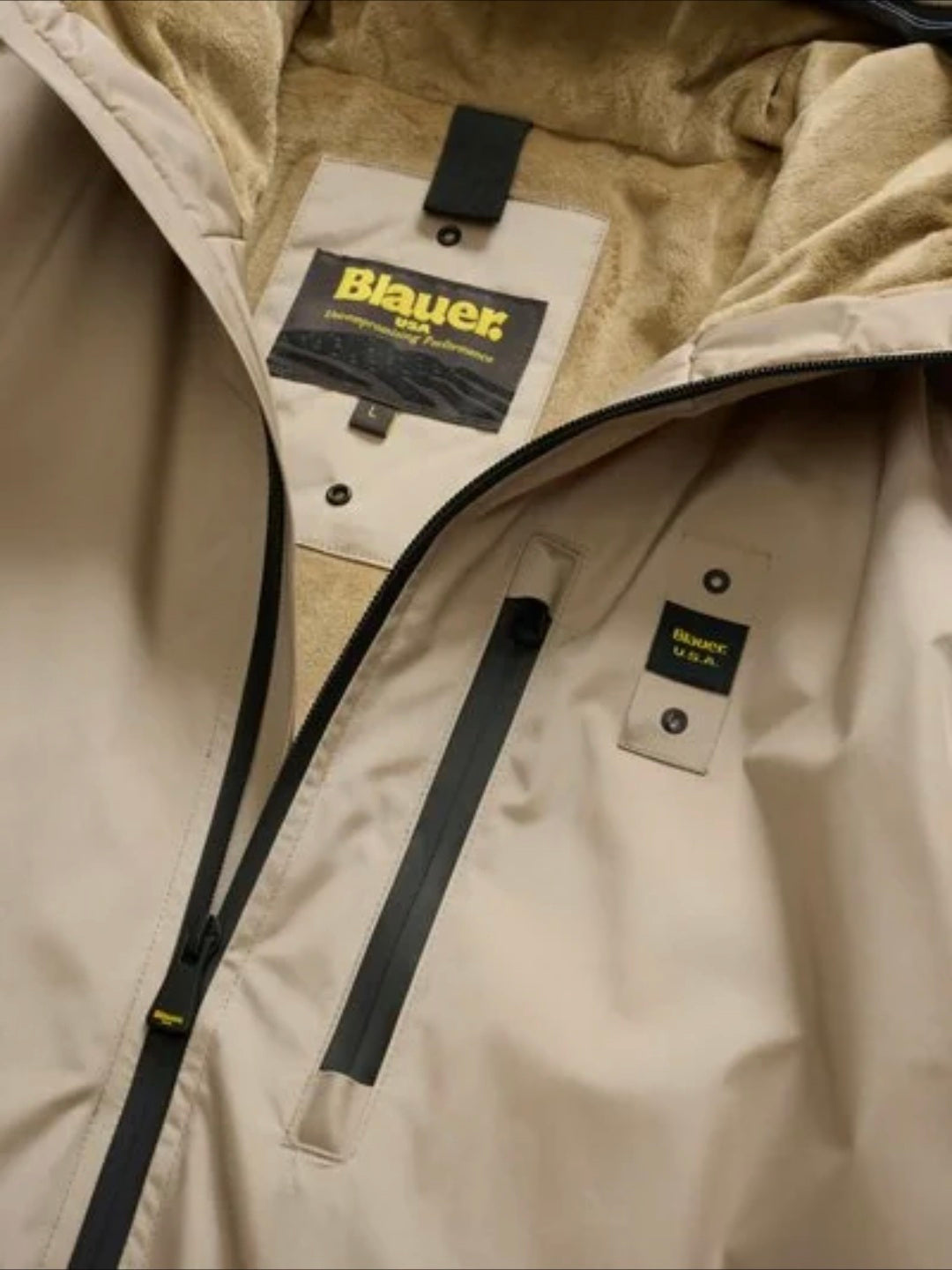 GIUBBETTO NASTRATO CON PELLICCIA ECO JARVIS beige