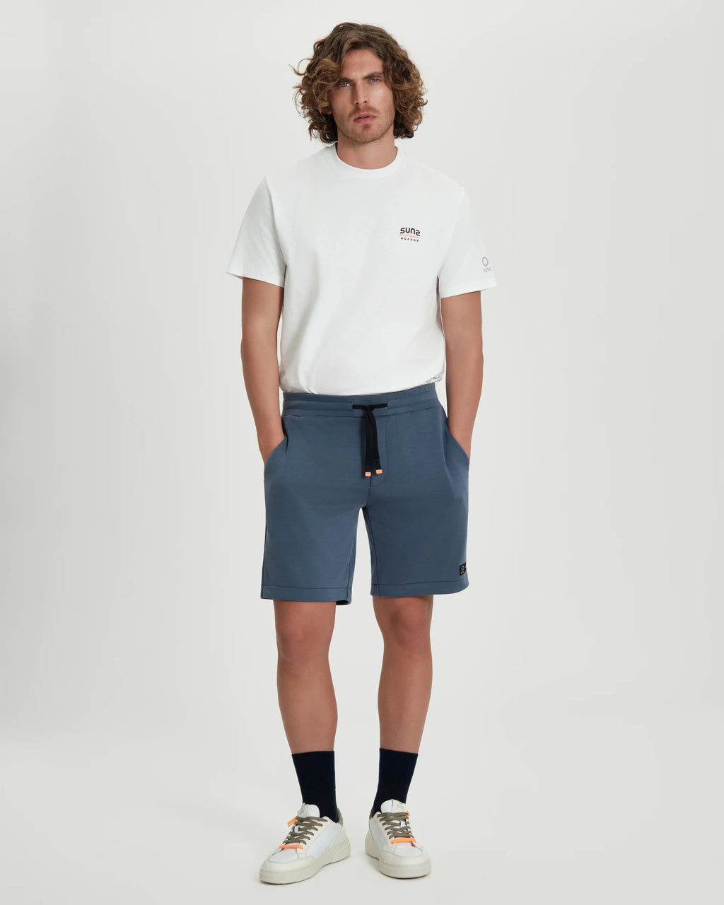 Bermuda Uomo SUNS Ale Lux in tessuto morbido ed elasticizzato