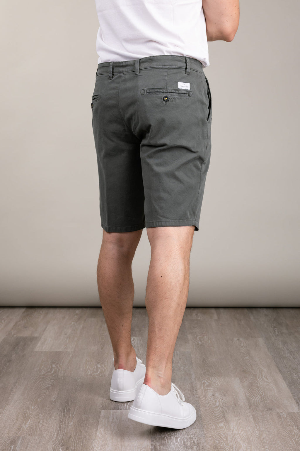 Bermuda chino cotone stretch verde