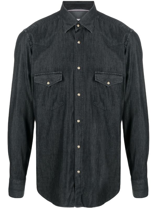 Camicia Denim Chambray Tintoria Mattei