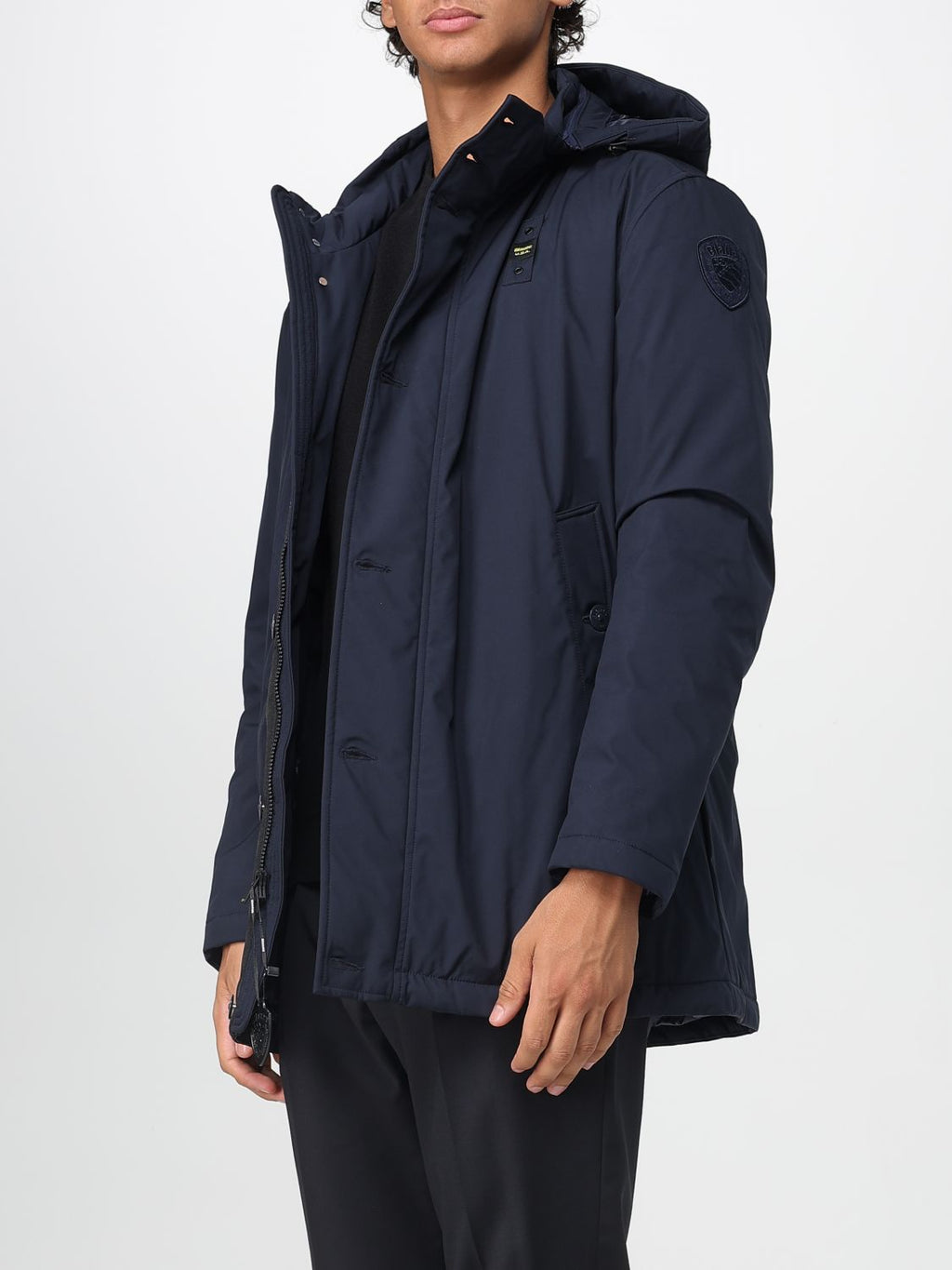 PARKA CON CAPPUCCIO RIMOVIBILE CHESTER blu