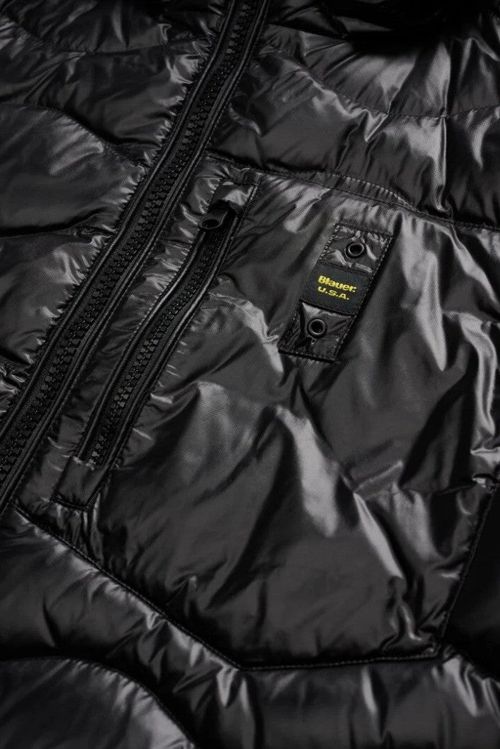 PIUMINO AD ONDE WAVE nero