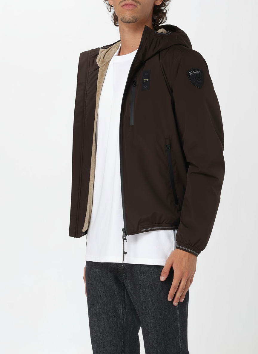 GIACCA CON INTERNO IN ECOPELLICCIA DEVON moro