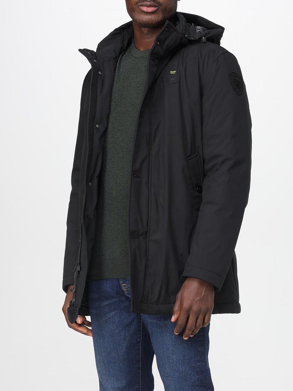PARKA CON CAPPUCCIO RIMOVIBILE CHESTER nero