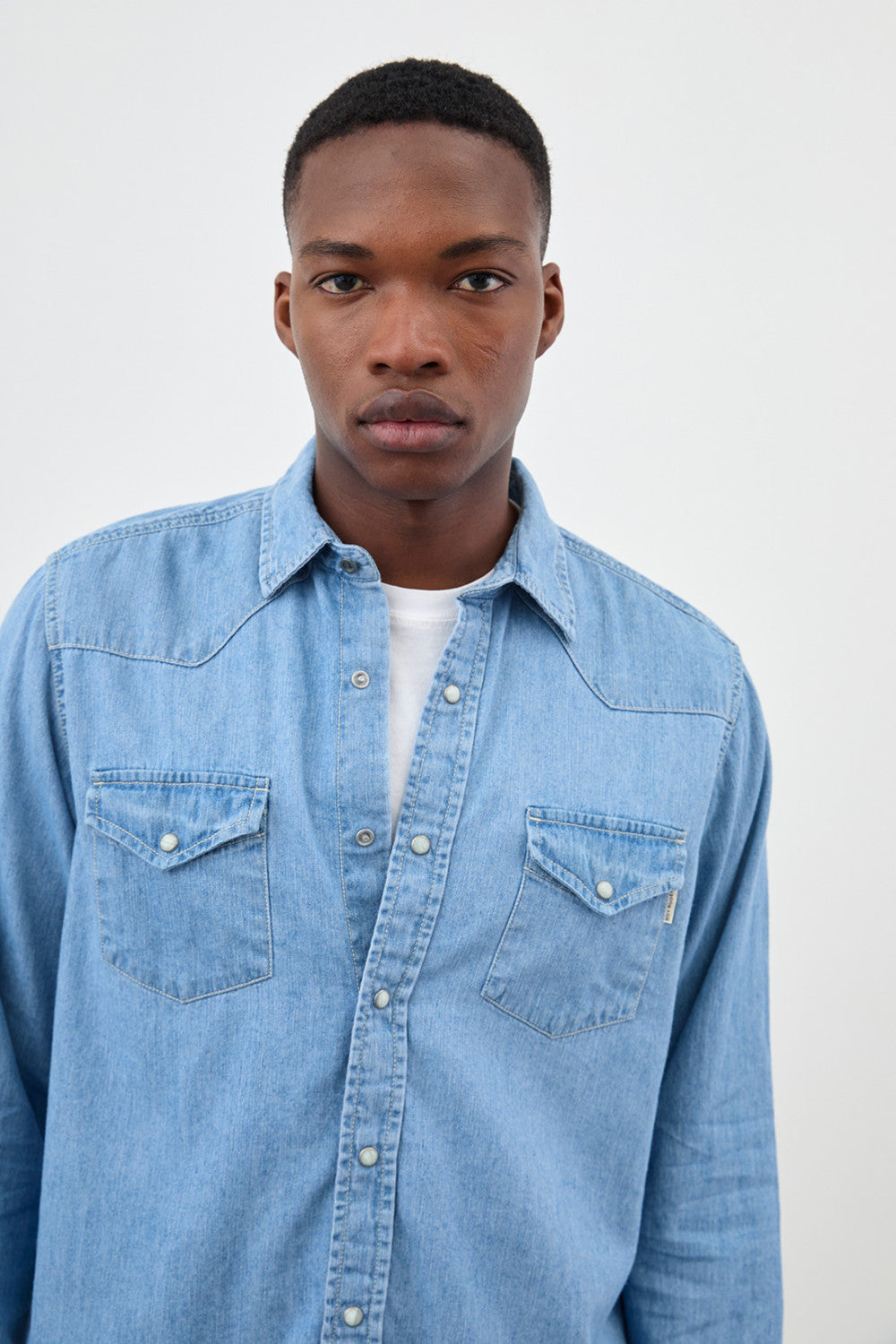 CAMICIA MARTIN DENIM BLEACH