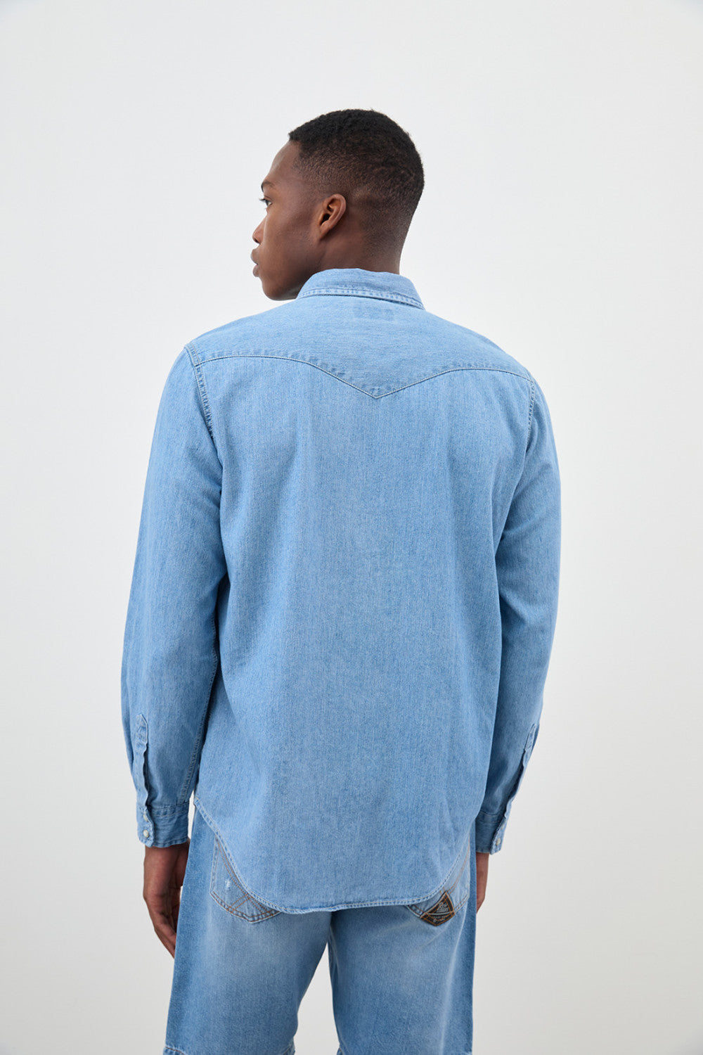 CAMICIA MARTIN DENIM BLEACH