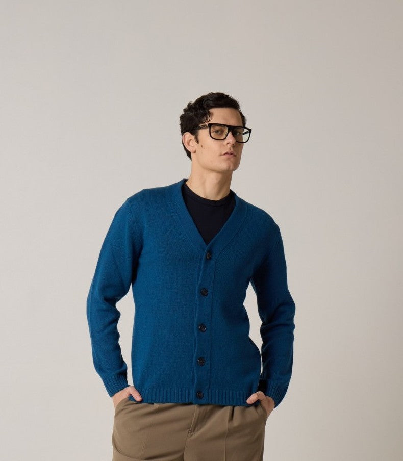 Cardigan bottoni avio