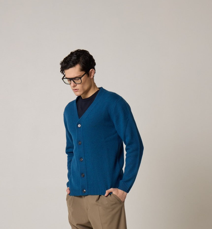 Cardigan bottoni avio