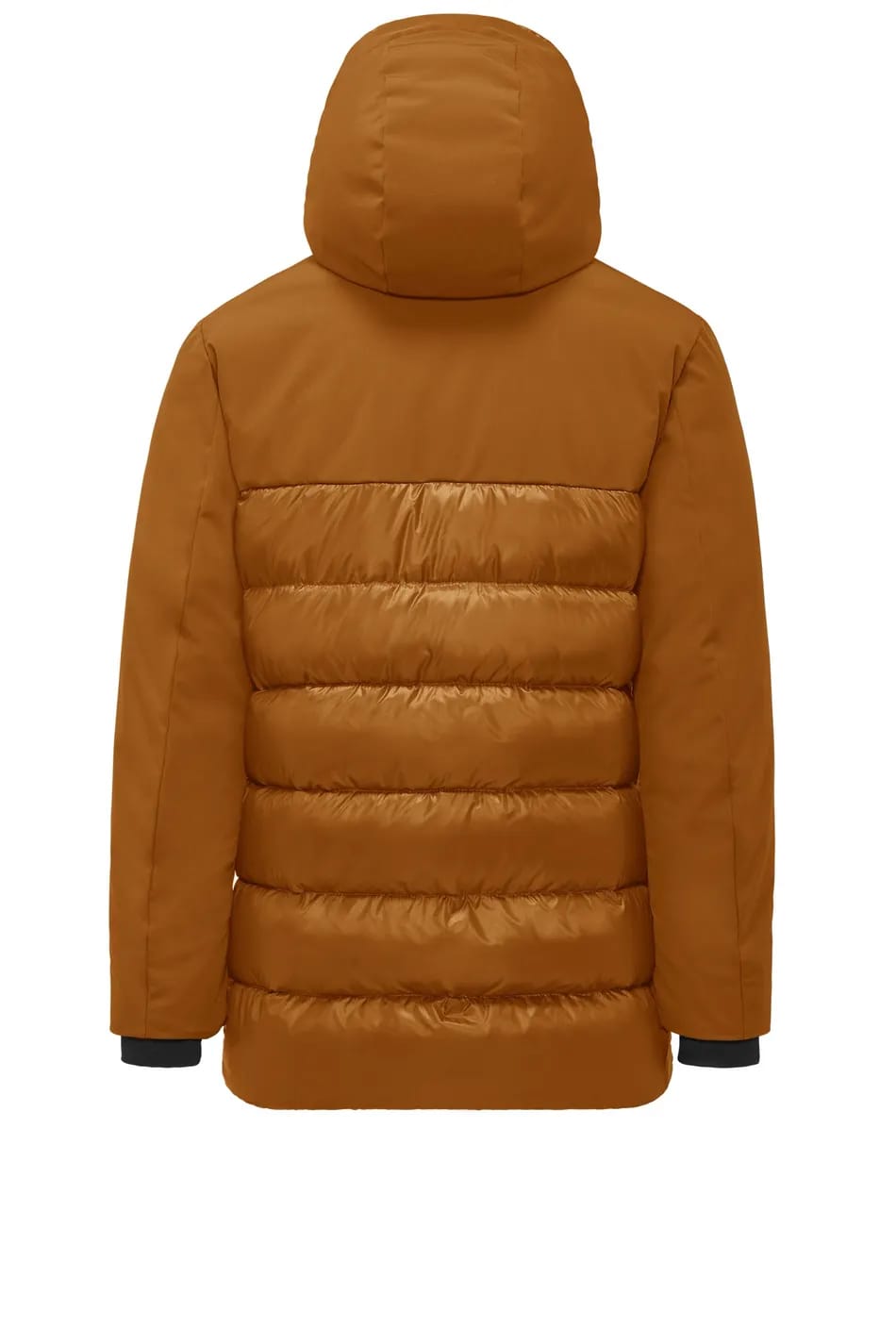 Parka Bimaterico Imbottito in Piuma