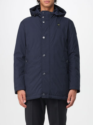 PARKA CON CAPPUCCIO RIMOVIBILE CHESTER blu