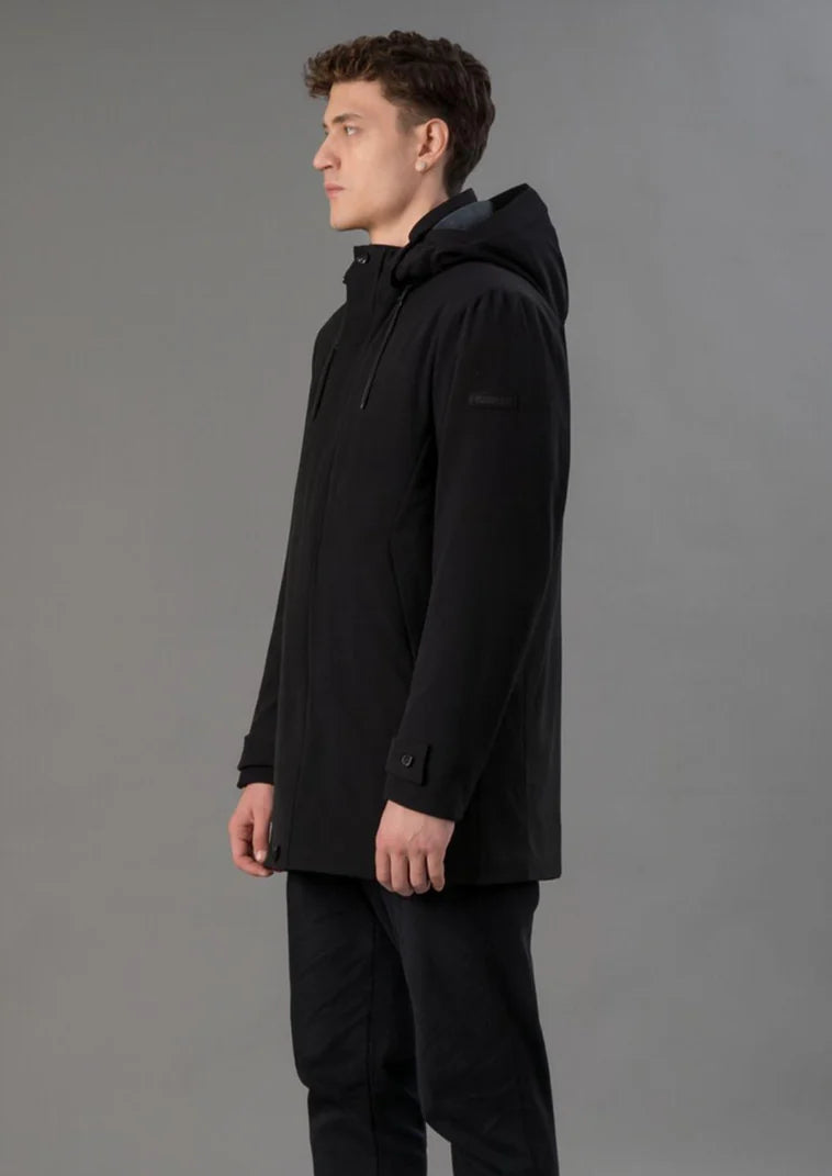 Rihunik Giacca Invernale Uomo Hugh Nero