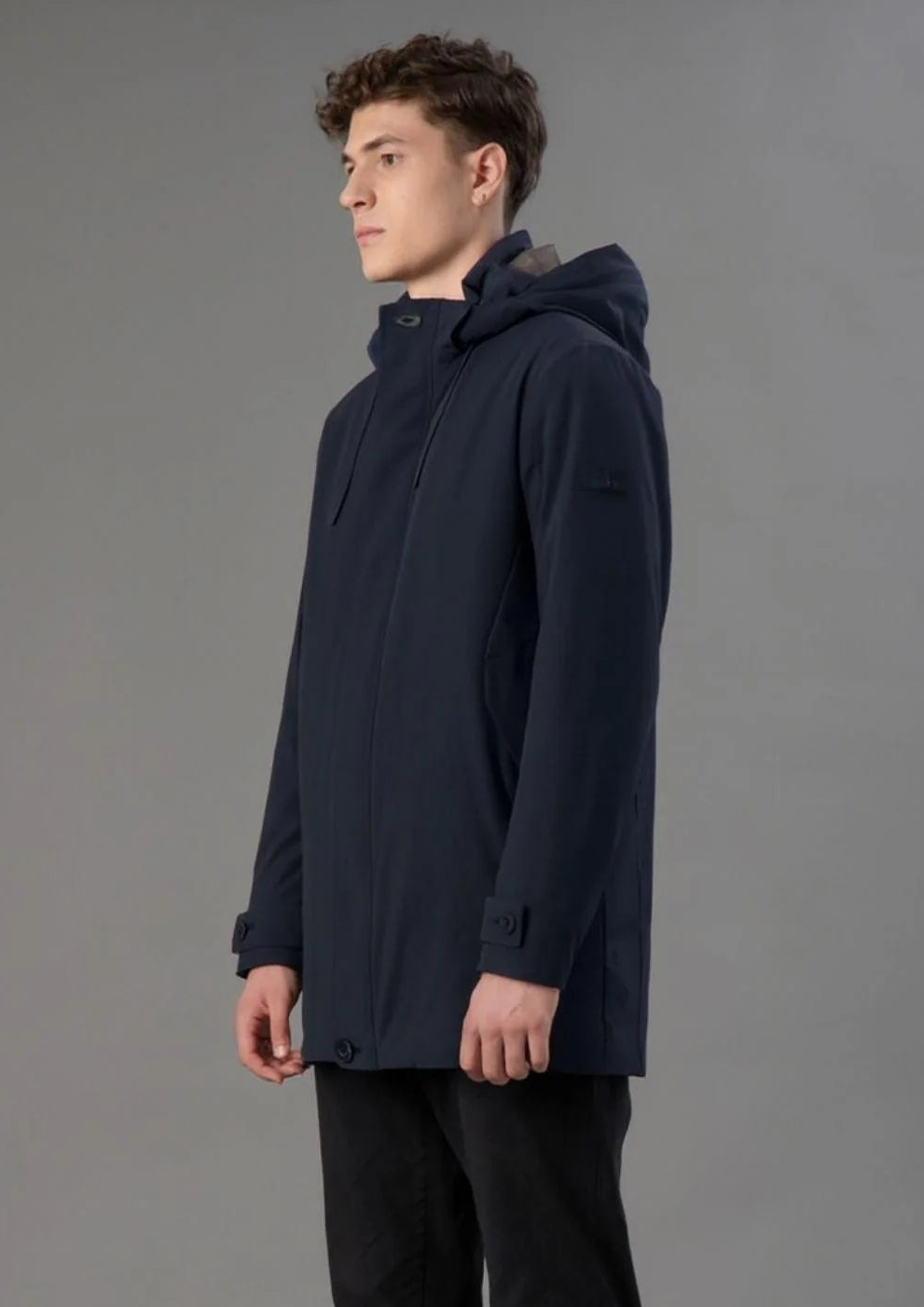 Rihunik Giacca Invernale Uomo Hugh Blu Navy