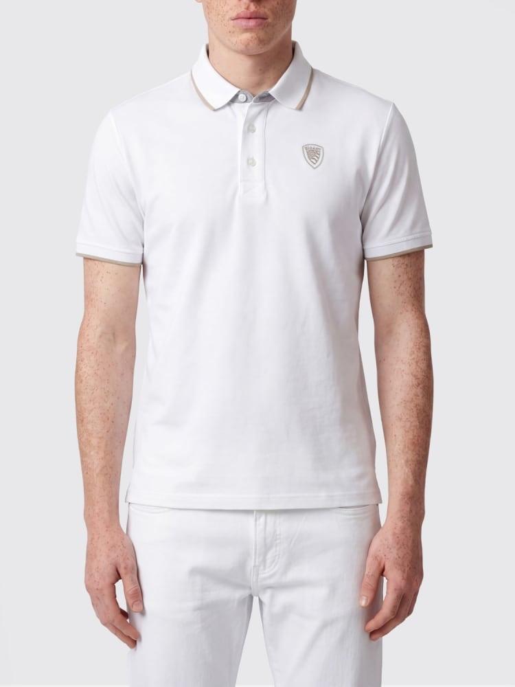 White FAXON RUBBER LOGO T-SHIRT