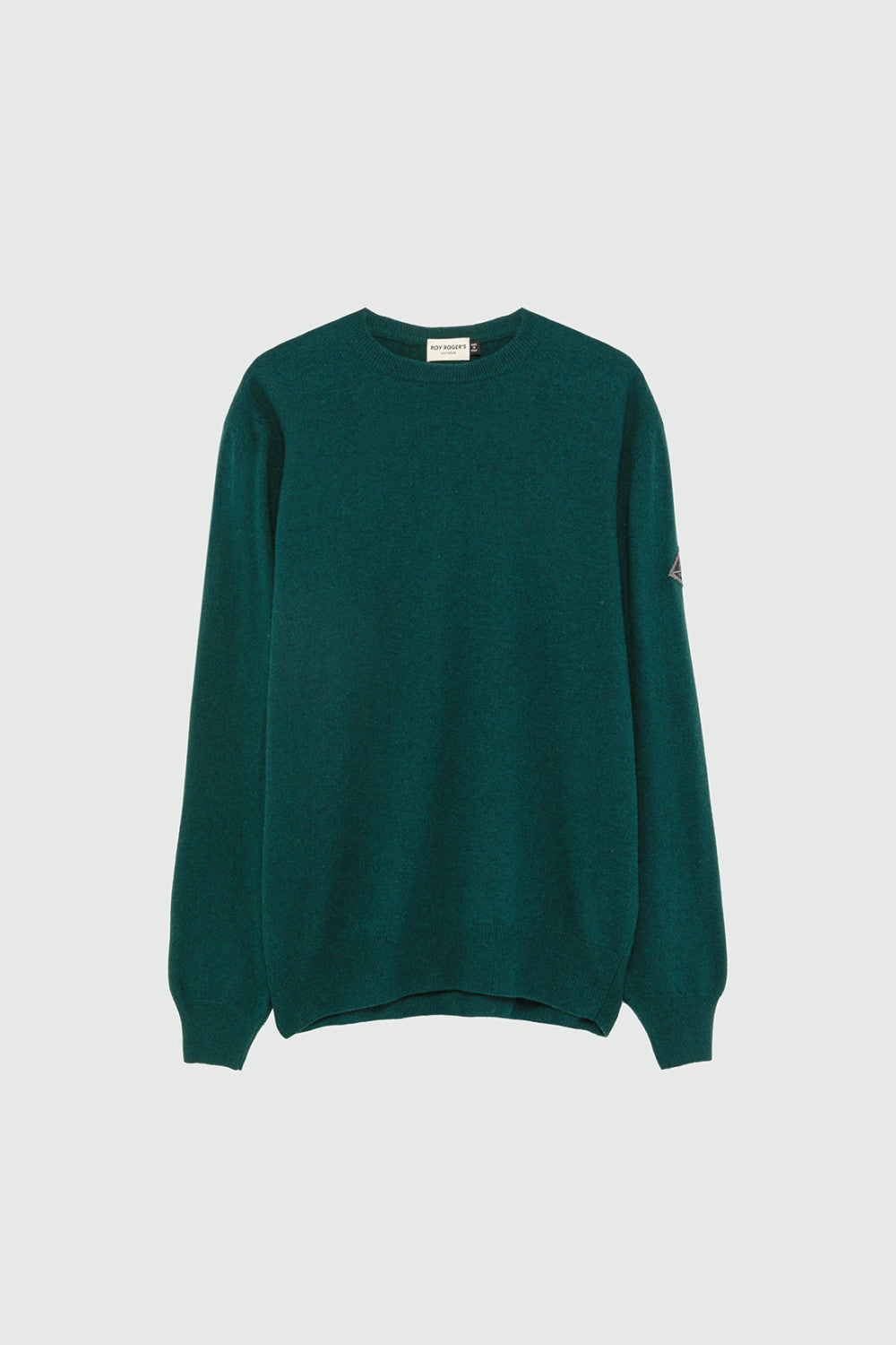 MAGLIONE GIROCOLLO IN LANA E CASHMERE FINEZZA 12 green