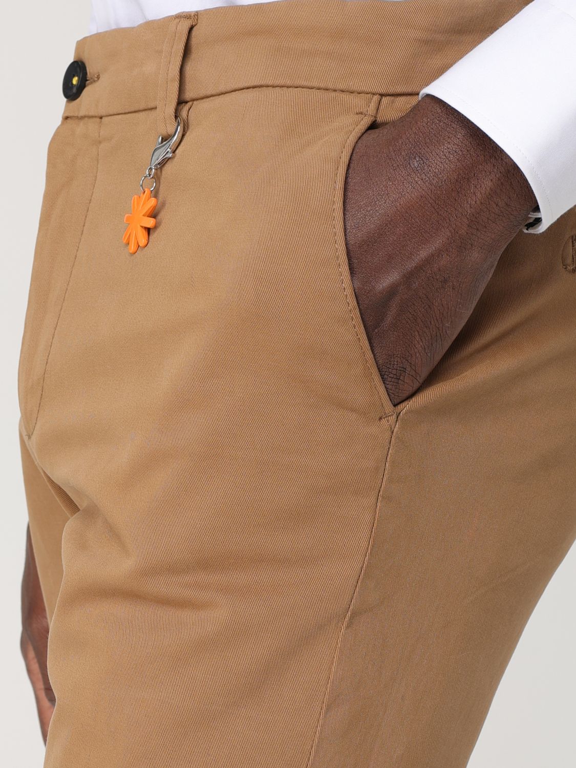 Chino skinny twill di cotone stretch beige