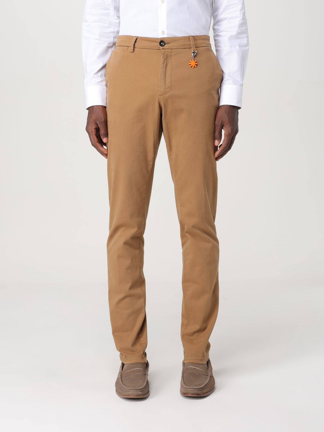 Chino skinny twill di cotone stretch beige