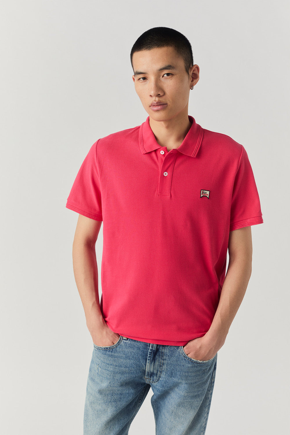 Polo in piquet con logo