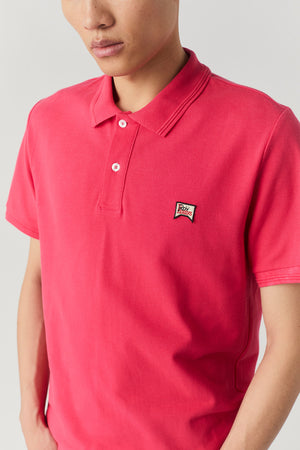 Polo in piquet con logo