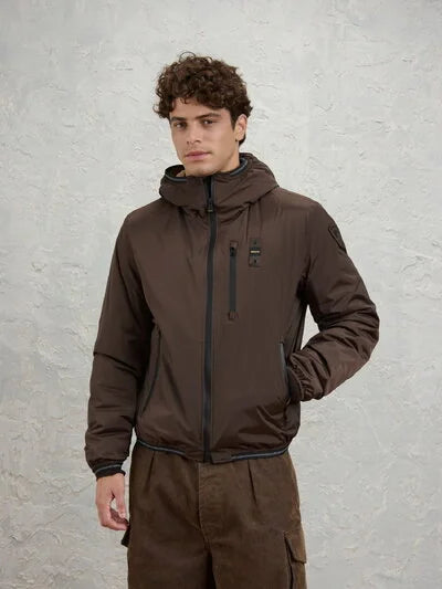 GIUBBETTO CON INTERNO IN ECO PELLICCIA DEVON moro