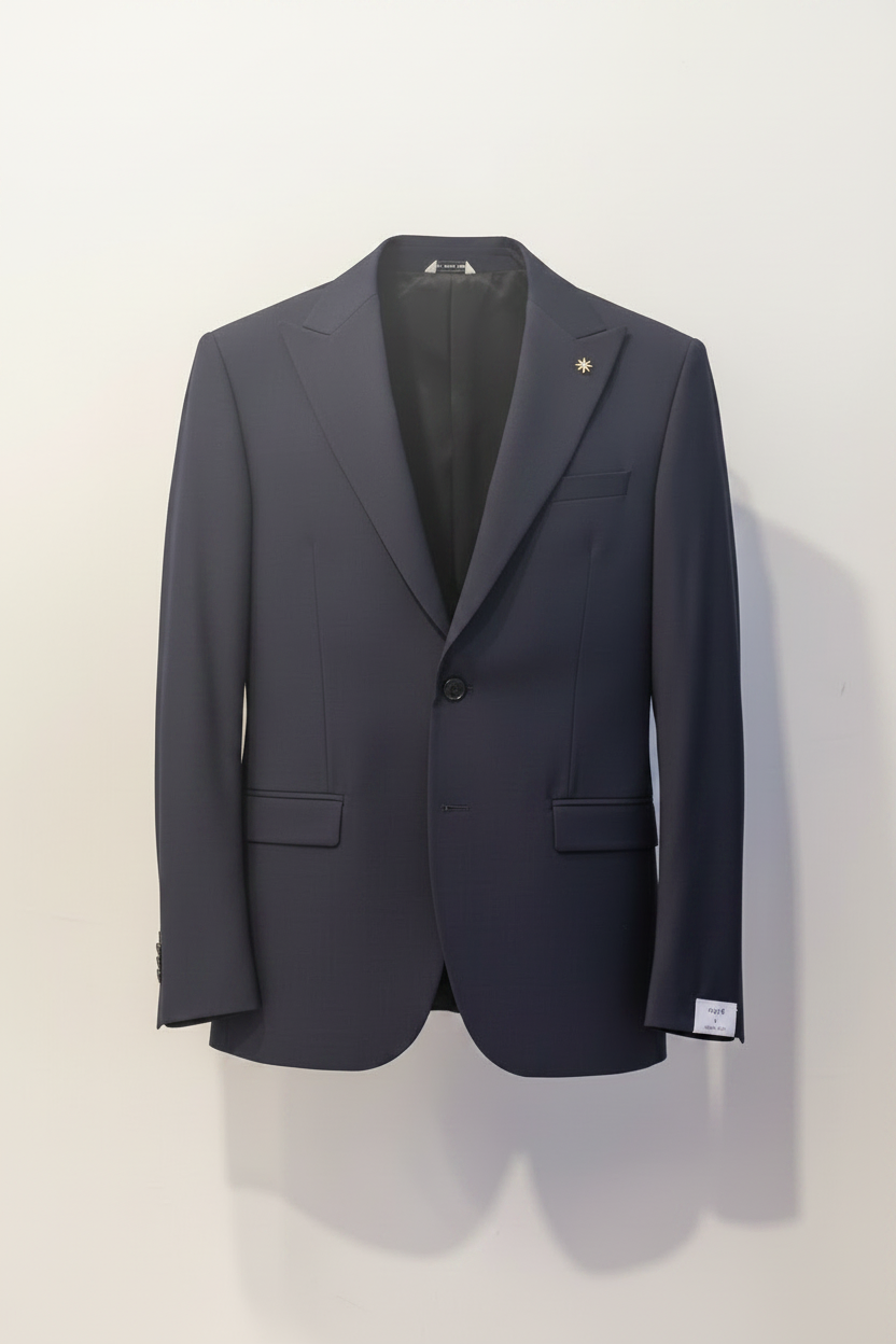 Abito Manuel Ritz Rever a Lancia Drop 8 blu