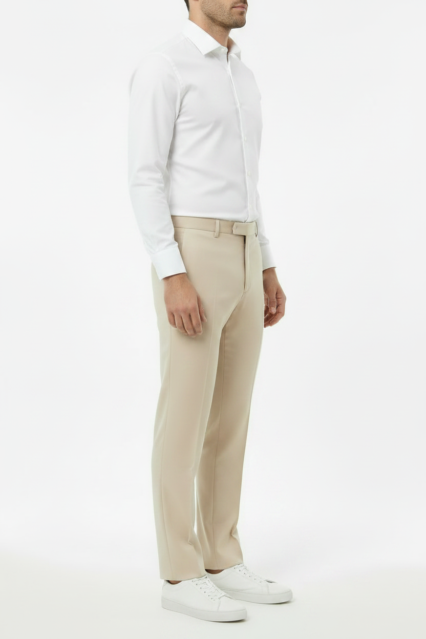 Abito slim misto viscosa stretch