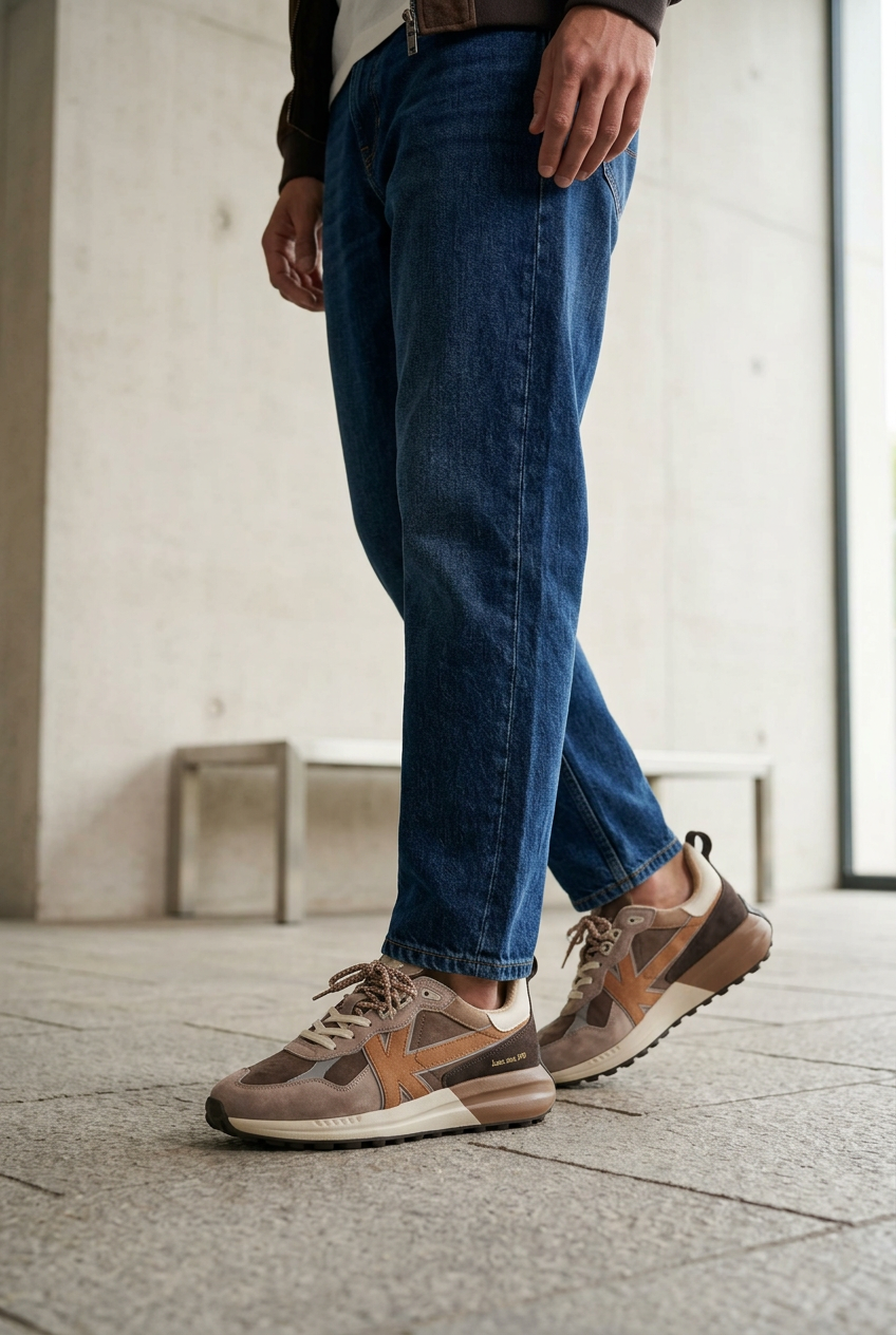 Sneakers Vancouver Multi Suede Brown