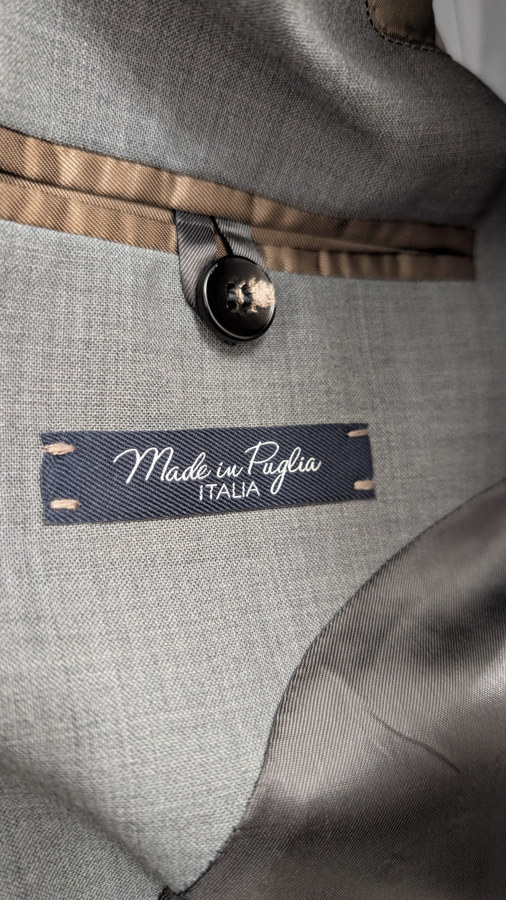 Abito doppiopetto grigio simbols