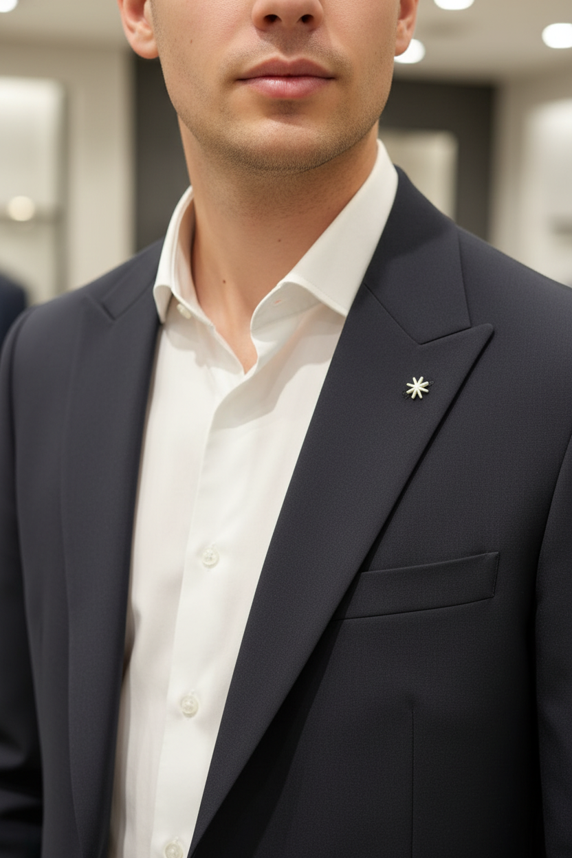 Abito slim misto viscosa stretch nero