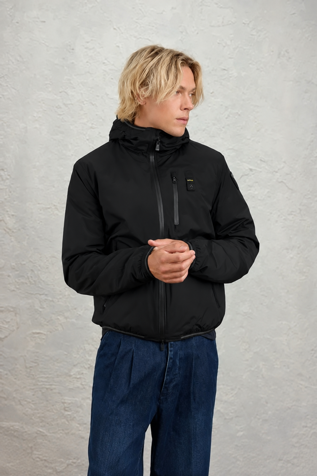 GIUBBETTO CON INTERNO IN ECO PELLICCIA DEVON nero