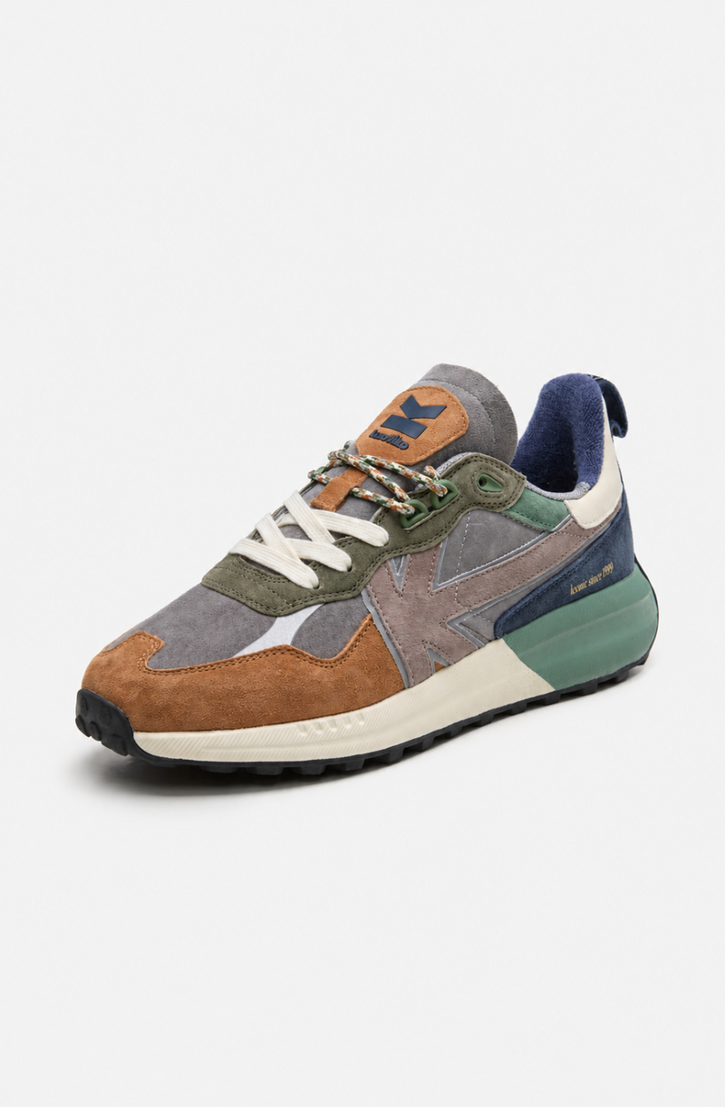 Sneakers Vancouver Multi Suede grigio medio