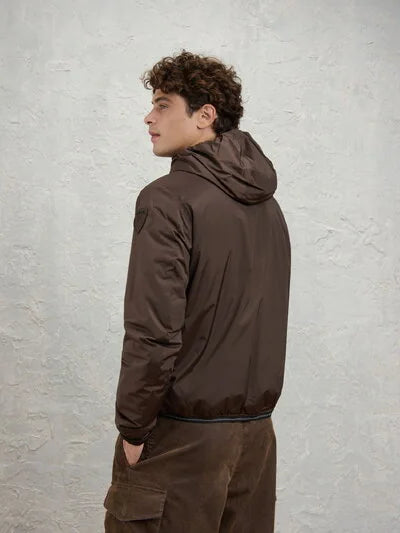 GIUBBETTO CON INTERNO IN ECO PELLICCIA DEVON moro