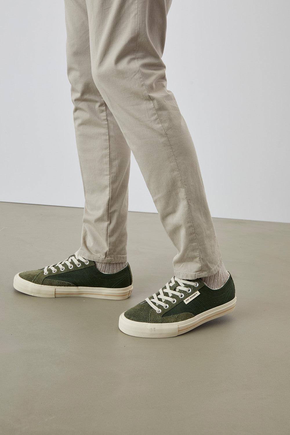 Sneakers Record In Canvas e Suede