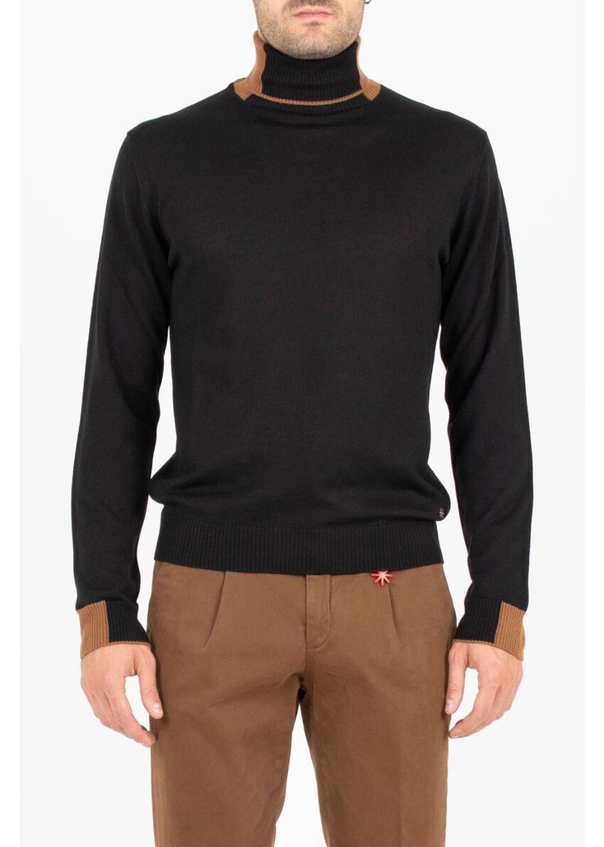 Dolcevita Misto lana con contrasti