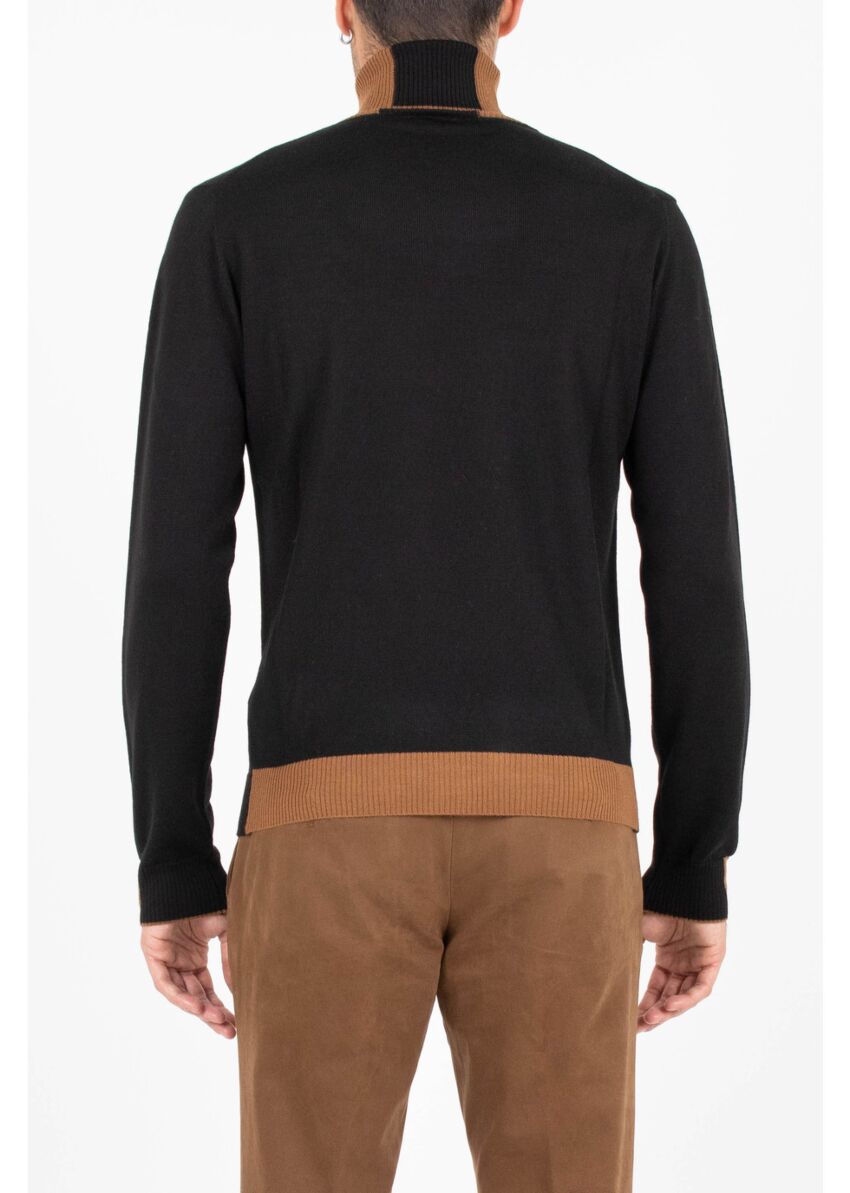 Dolcevita Misto lana con contrasti