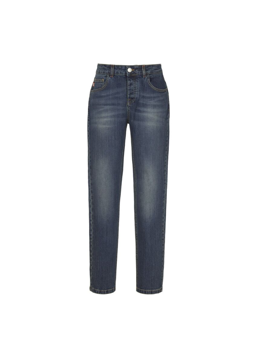 Cinque tasche denim slim fit