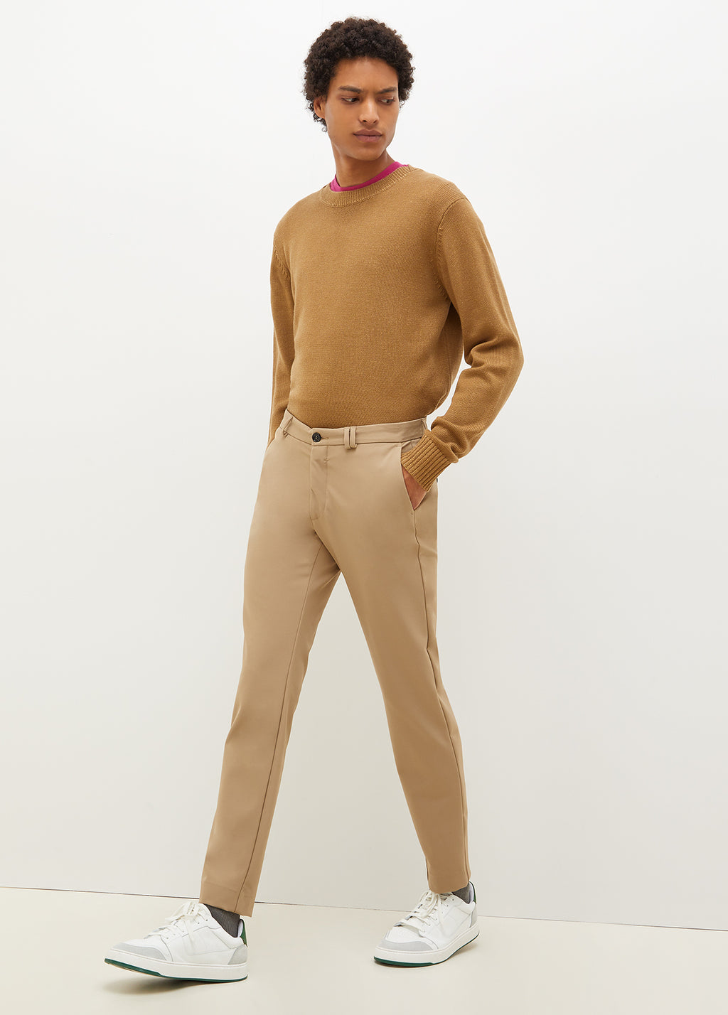 Maglia in cotone e lana