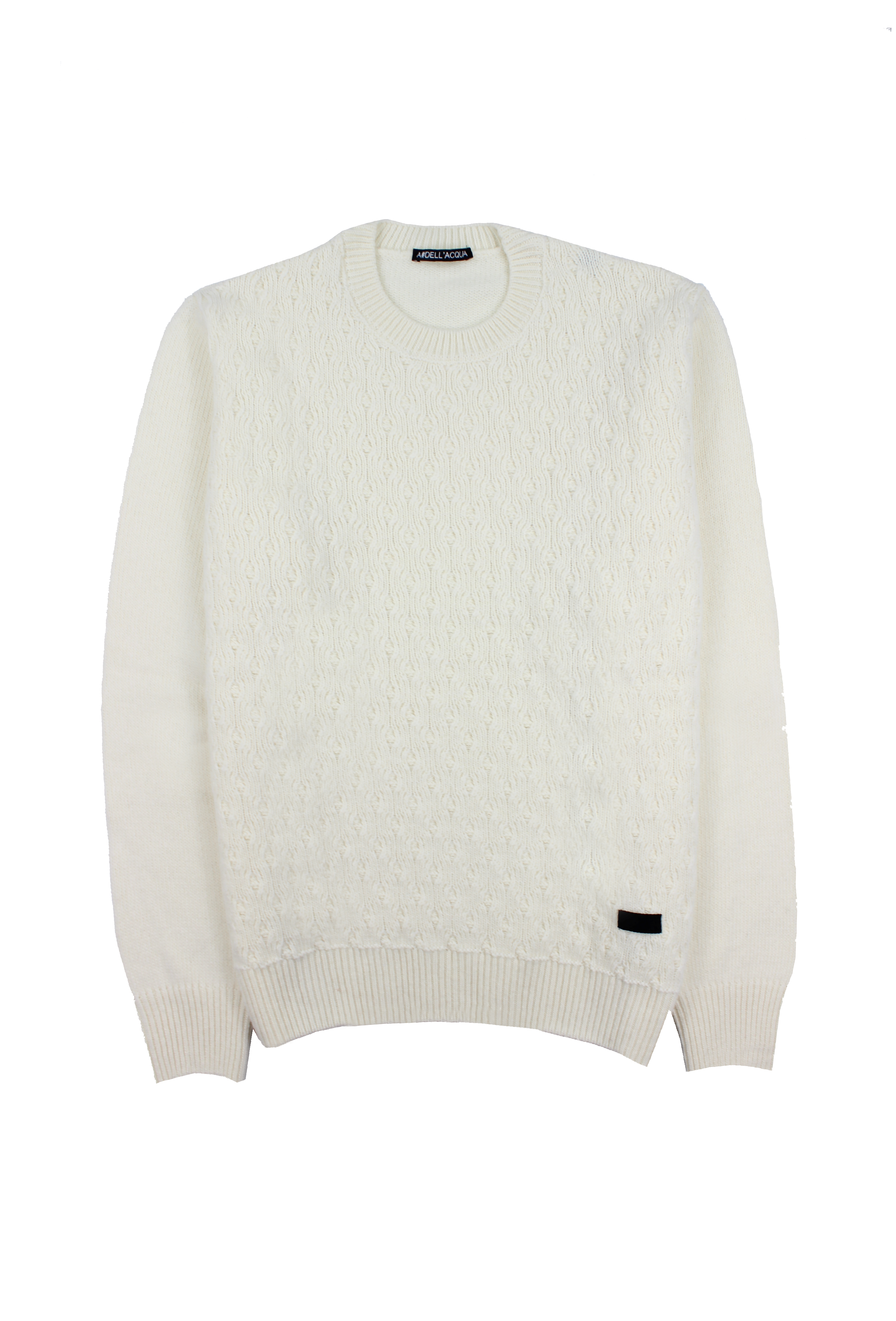 Girocollo lana jacquard