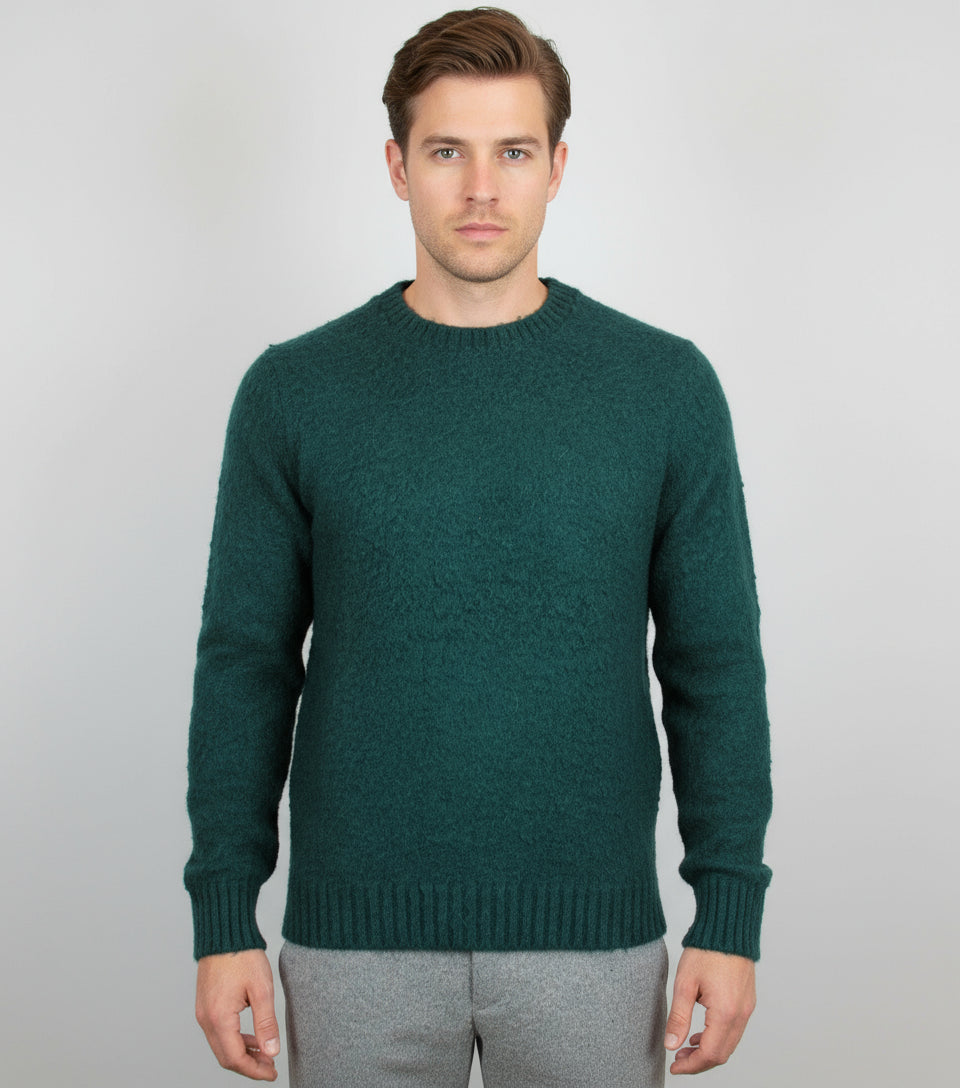 Maglia girocollo lana casentino