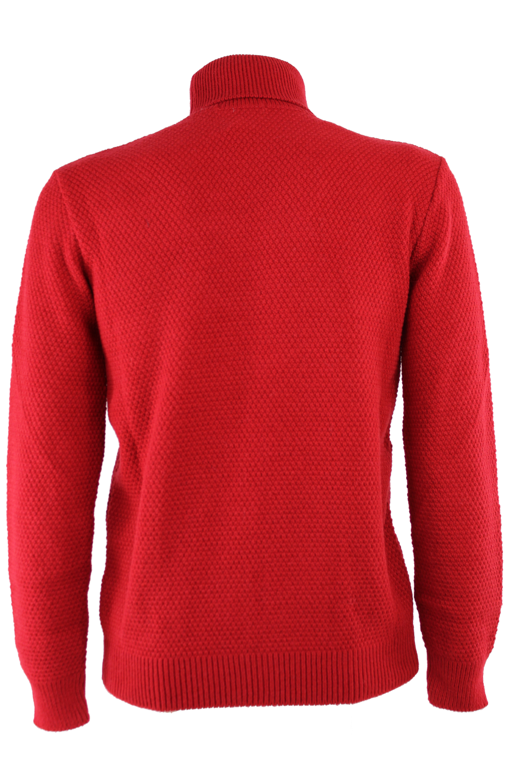 Rice stitch turtleneck sweater