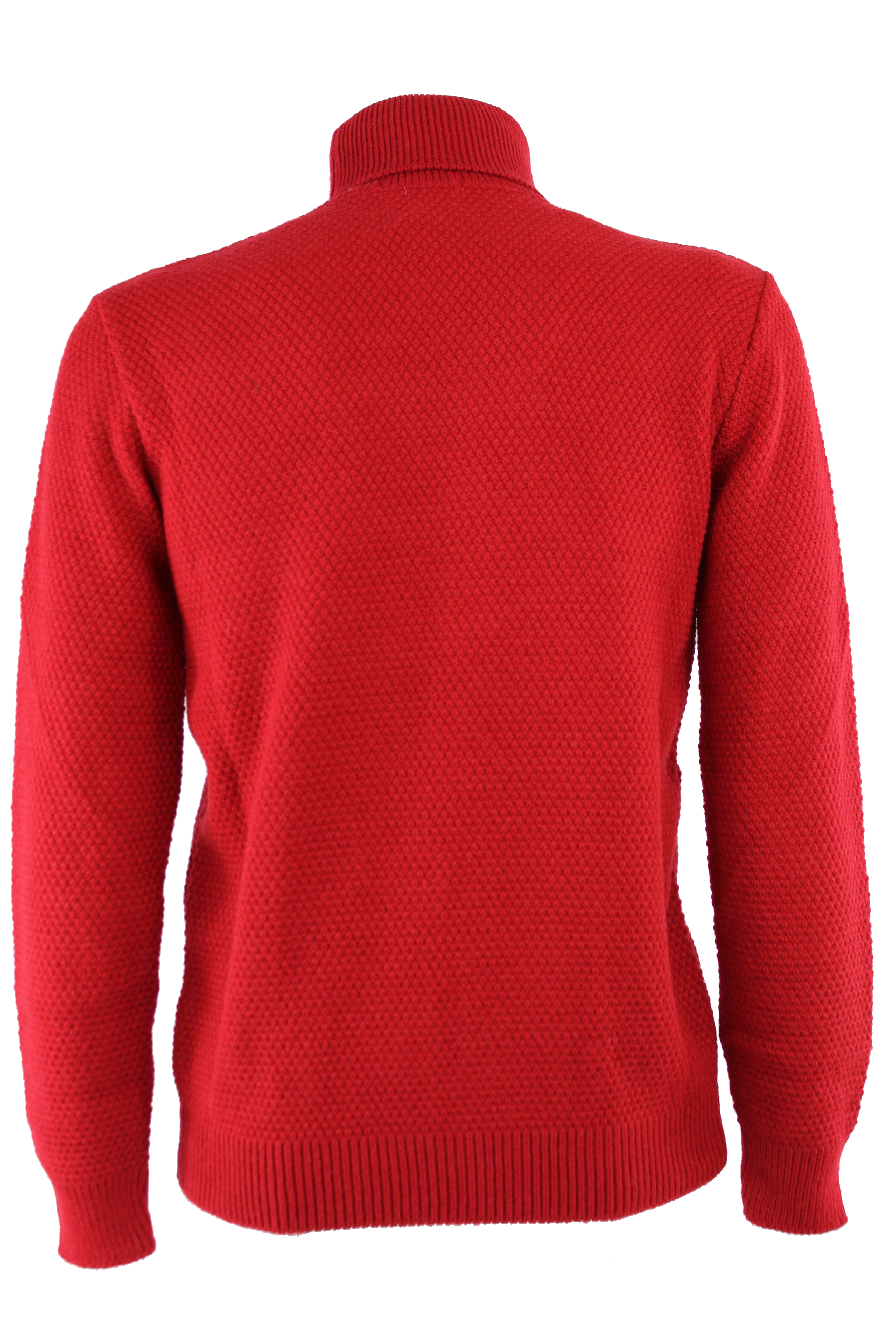 Rice stitch turtleneck sweater