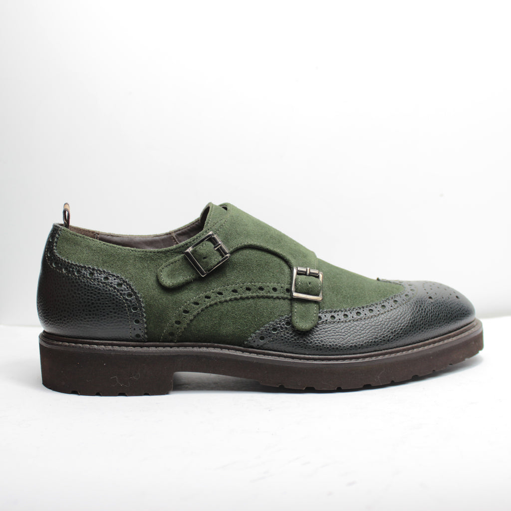 Scarpa doppia fibbia bicolore